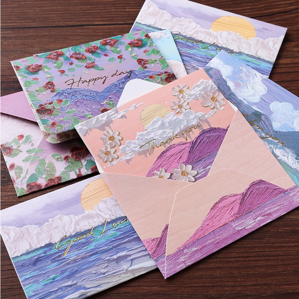 Impasto Impression - Greeting Card & Envelope